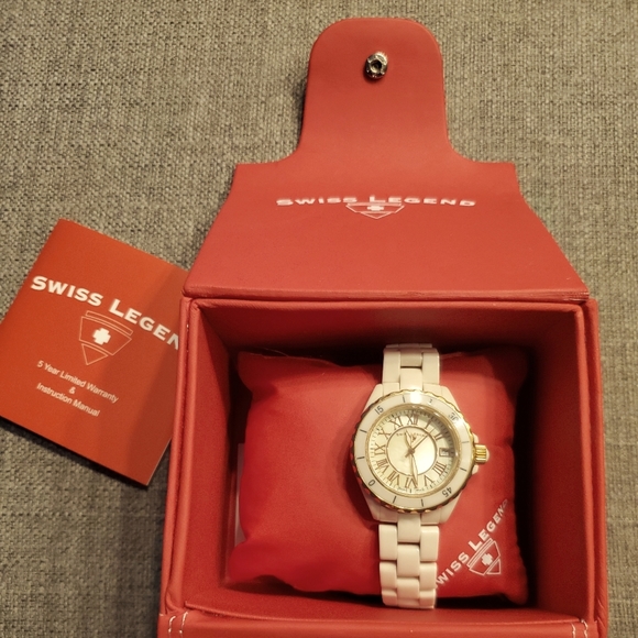 Swiss legend karamica watch in beige & Rose gold - Picture 1 of 8